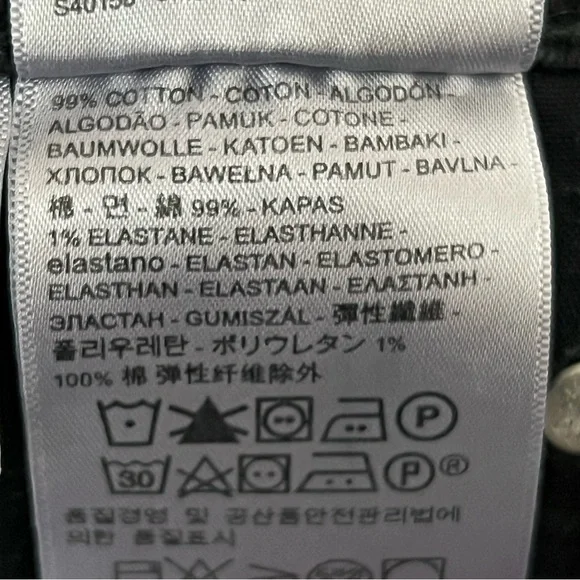 Levi's Black Slim Fit Red Tab Jeans - Picture 5 of 11